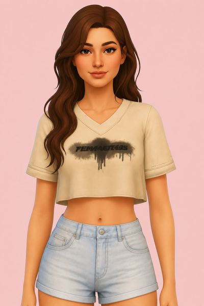 Helen Crop Top custom content (CC) for Sims 4 by marsmerizingsims