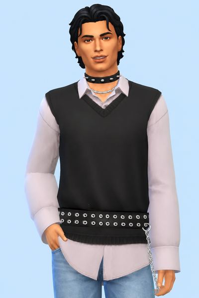 Hyde Shirt custom content (CC) for Sims 4 by marsmerizingsims