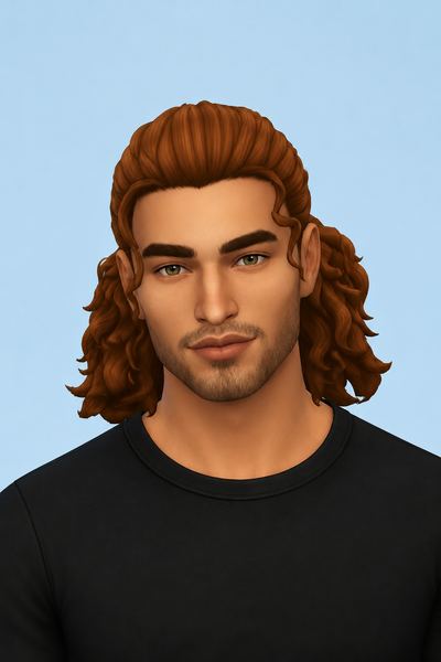 Tai Hair custom content (CC) for Sims 4 by greenllamas