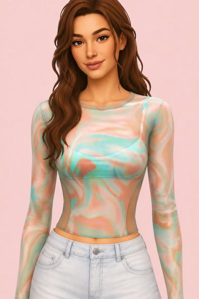Terrestrial Top custom content (CC) for Sims 4 by greenllamas