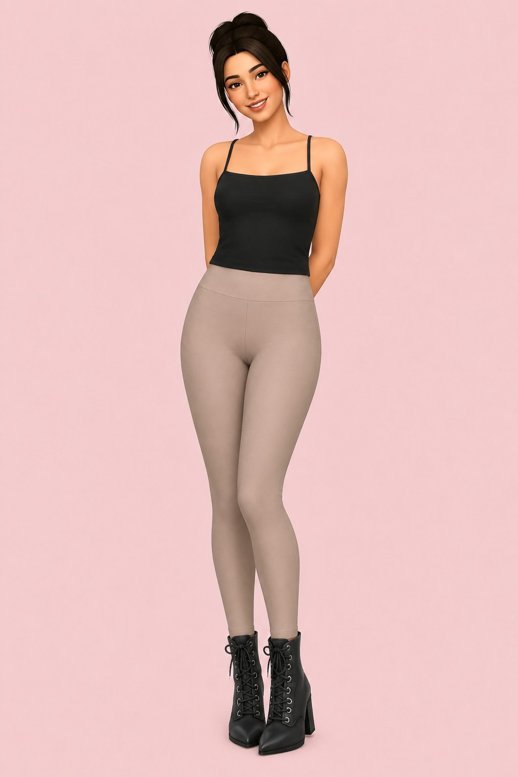 Leggings de Tricô custom content (CC) for Sims 4 by serenitycc