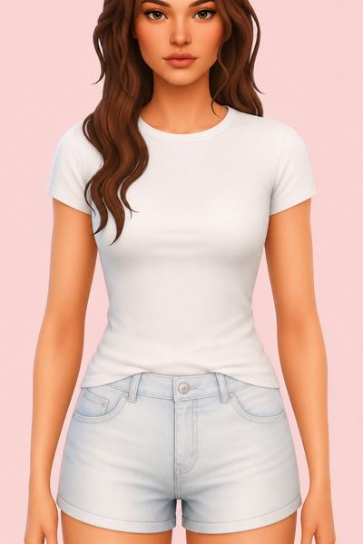 Luly Top custom content (CC) for Sims 4 by serenitycc