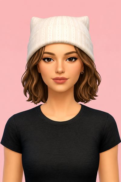 Tahliah Hat custom content (CC) for Sims 4 by serenitycc