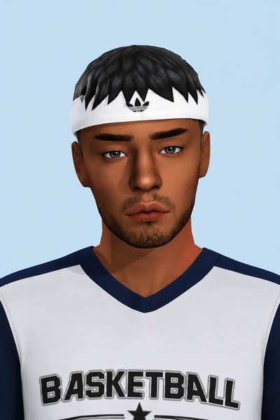 Dante Hair custom content (CC) for Sims 4 by johnnysims