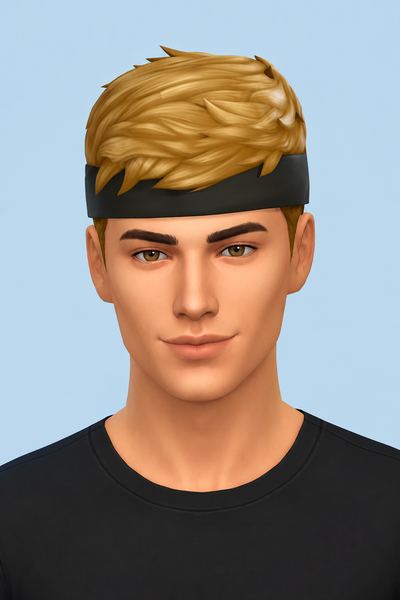 Matthew Hair custom content (CC) for Sims 4 by johnnysims