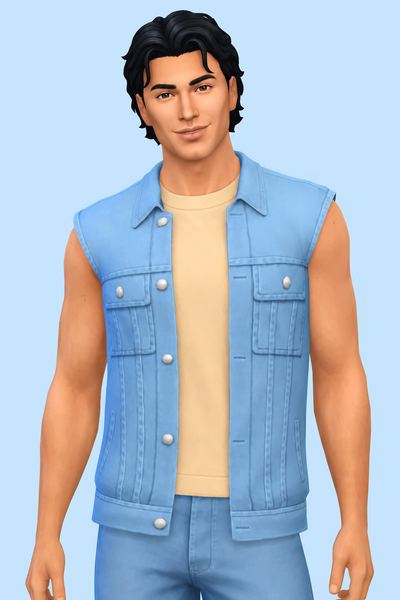 Digital Romance Top custom content (CC) for Sims 4 by joliebean