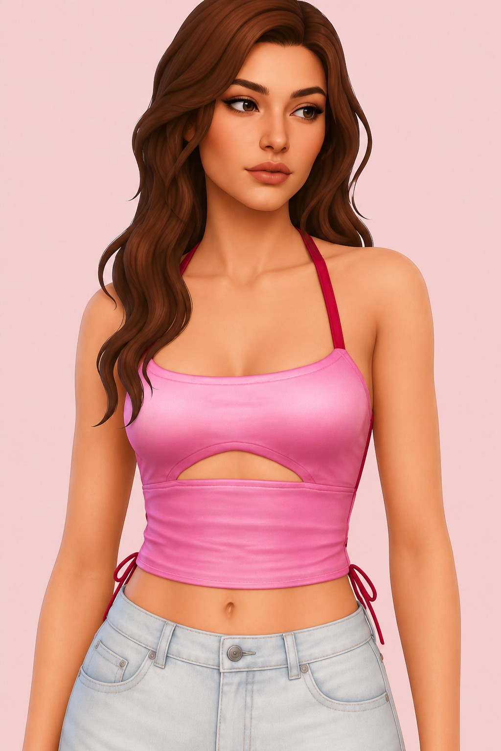 Perfect Error Top custom content (CC) for Sims 4 by trillyke