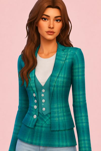 Rebel Jacket custom content (CC) for Sims 4 by caiocc