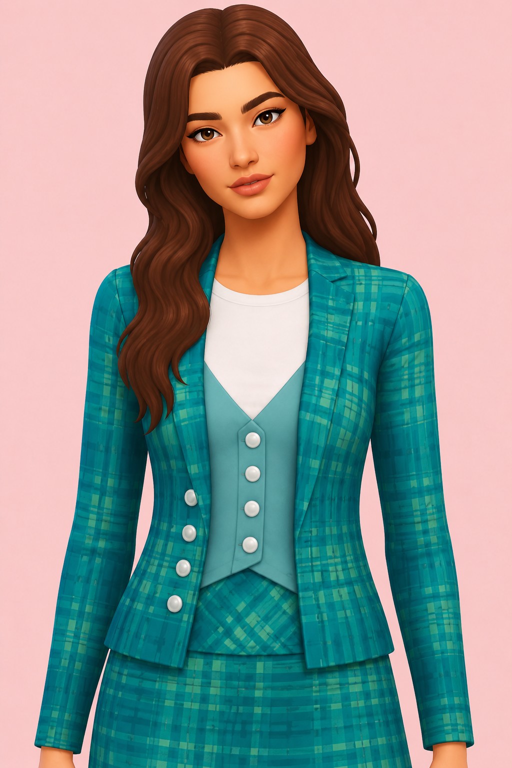 Socialite Jacket custom content (CC) for Sims 4 by caiocc