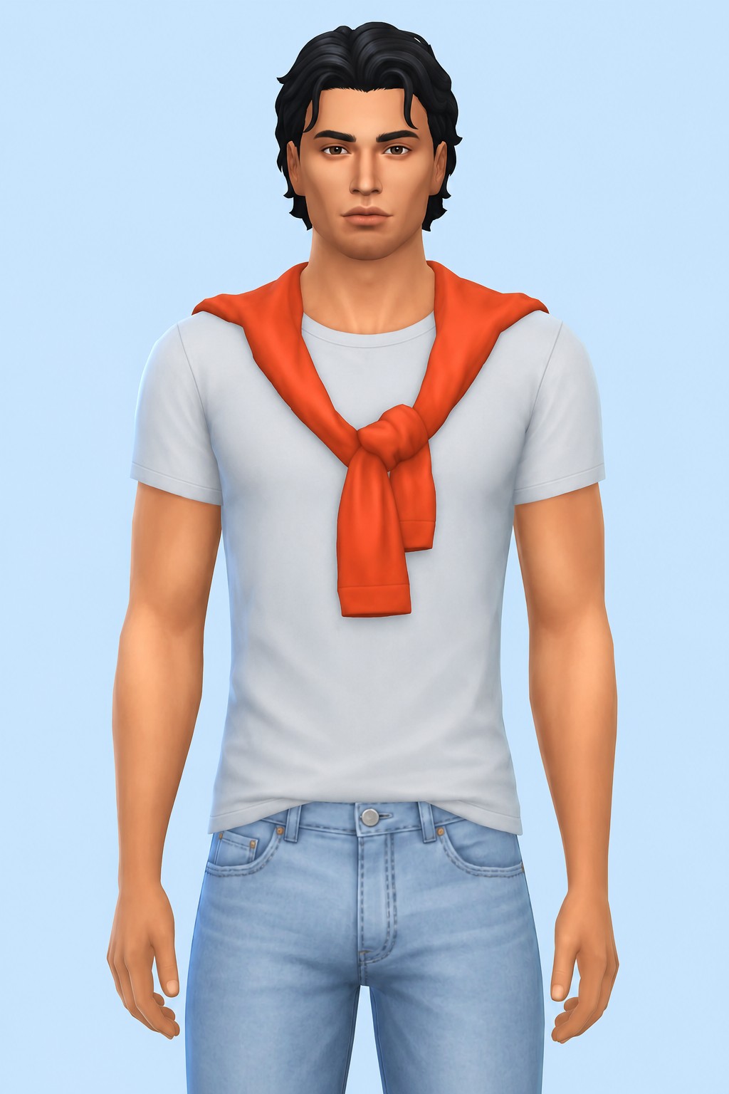 Rebel Tshirt custom content (CC) for Sims 4 by caiocc