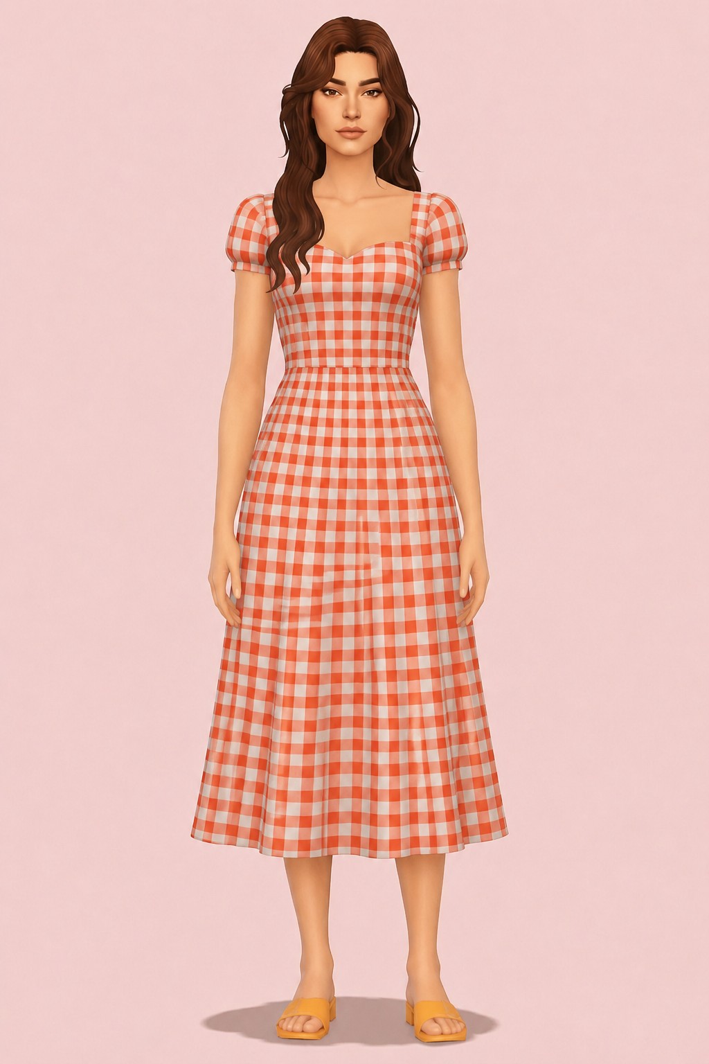 Alyssa Dress custom content (CC) for Sims 4 by arethabee