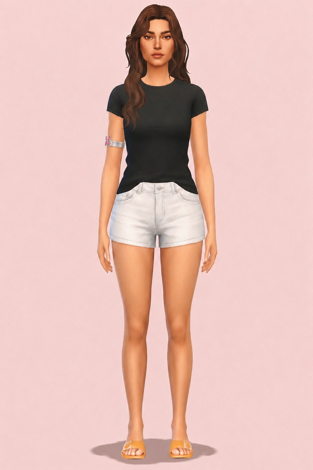 Dragonfly Arm Cuff custom content (CC) for Sims 4 by trillyke