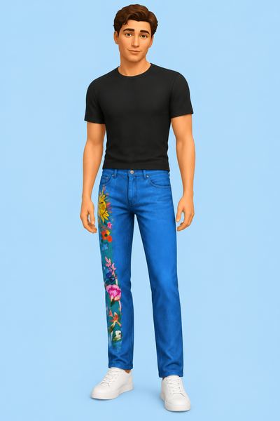 Ronadio Jeans custom content (CC) for Sims 4 by marsmerizingsims