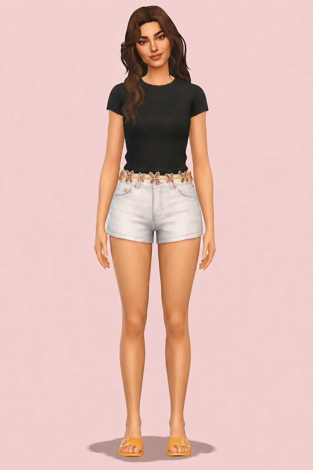Dragonfly Belt custom content (CC) for Sims 4 by trillyke