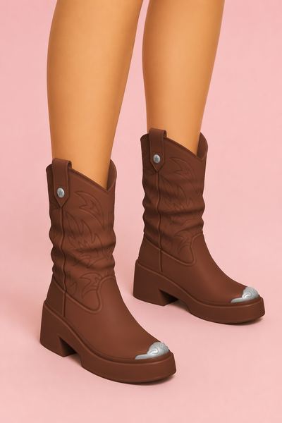Rodeo Boots custom content (CC) for Sims 4 by madlen