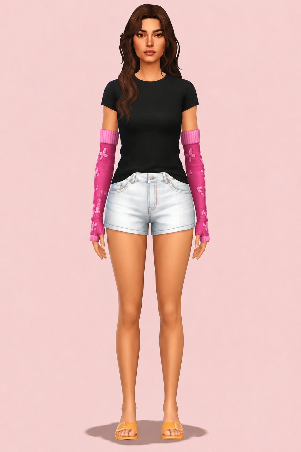 Dragonfly Sleeves custom content (CC) for Sims 4 by trillyke