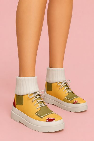 High Top Ankle Boots 01 custom content (CC) for Sims 4 by jiussims