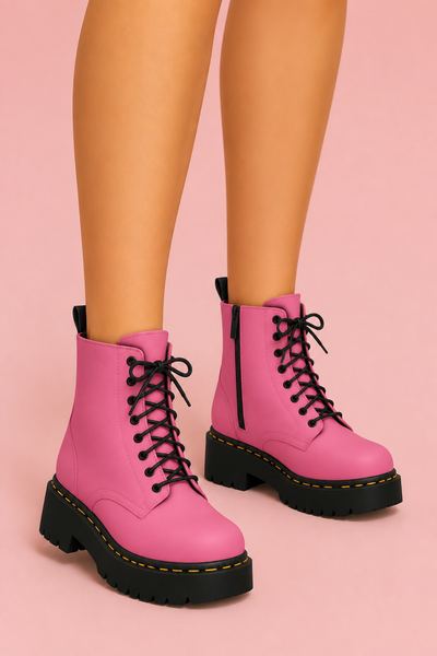 Leather Platform Ankle Boots 05 custom content (CC) for Sims 4 by jiussims