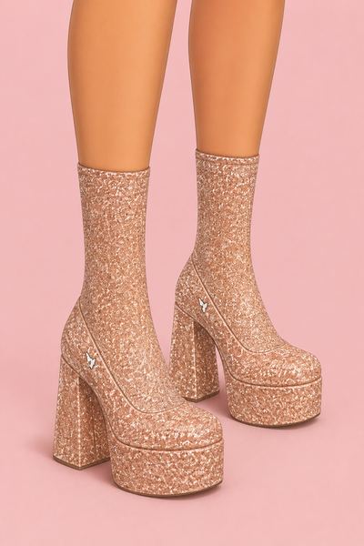Glitter Angel Boots (Medium) custom content (CC) for Sims 4 by madlen