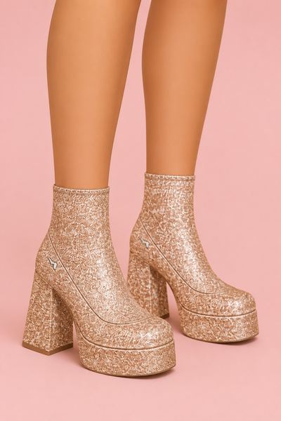 Glitter Angel Boots (Short) custom content (CC) for Sims 4 by madlen