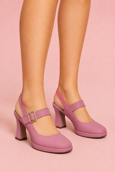 Slingback Mary Jane Heels 01 custom content (CC) for Sims 4 by jiussims