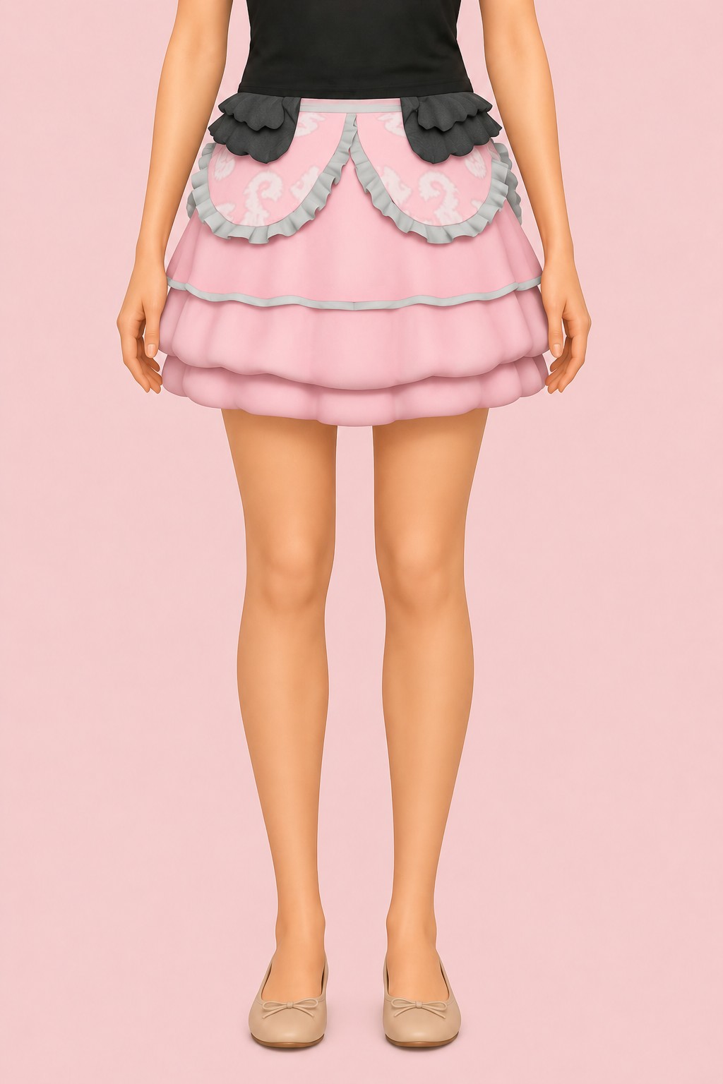 Jes skirt custom content (CC) for Sims 4 by atomiclight