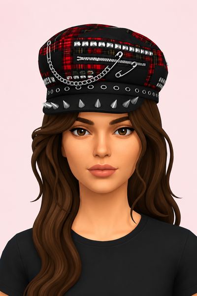 Hat Chelsea custom content (CC) for Sims 4 by evellsims