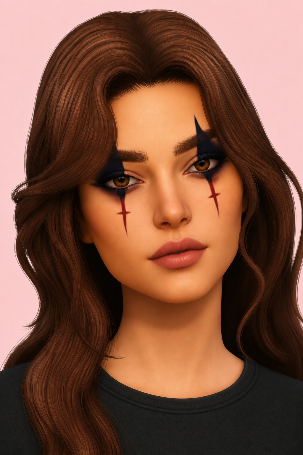 Heart Eyes custom content (CC) for Sims 4 by saruin