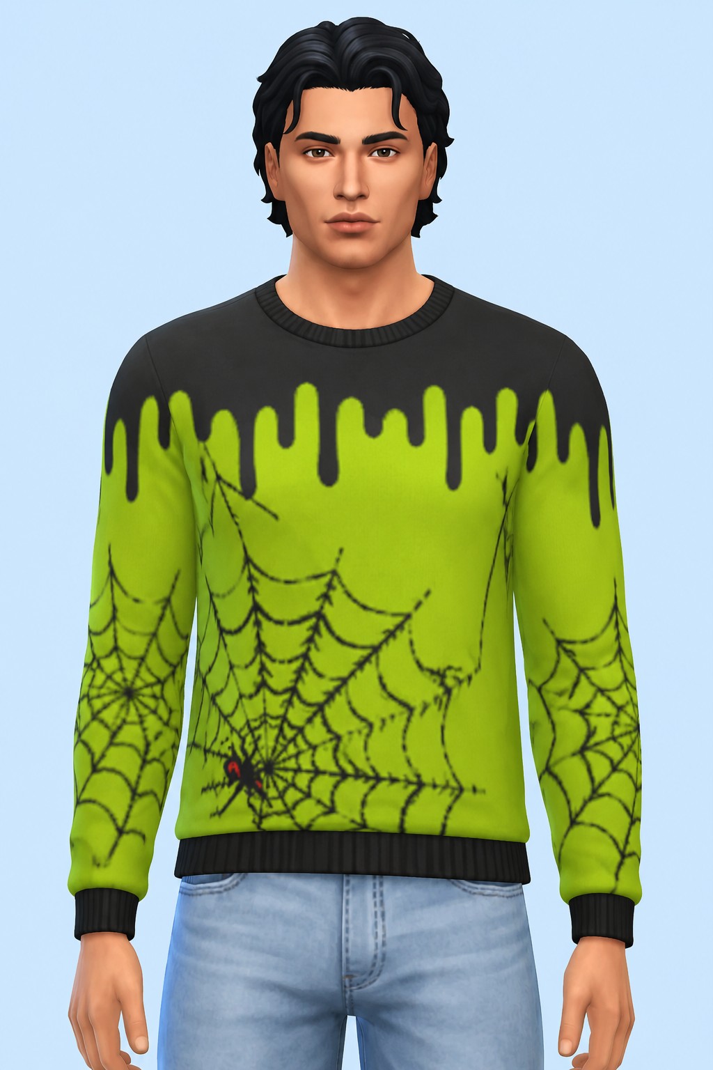 Spooky Sweater custom content (CC) for Sims 4 by saruin