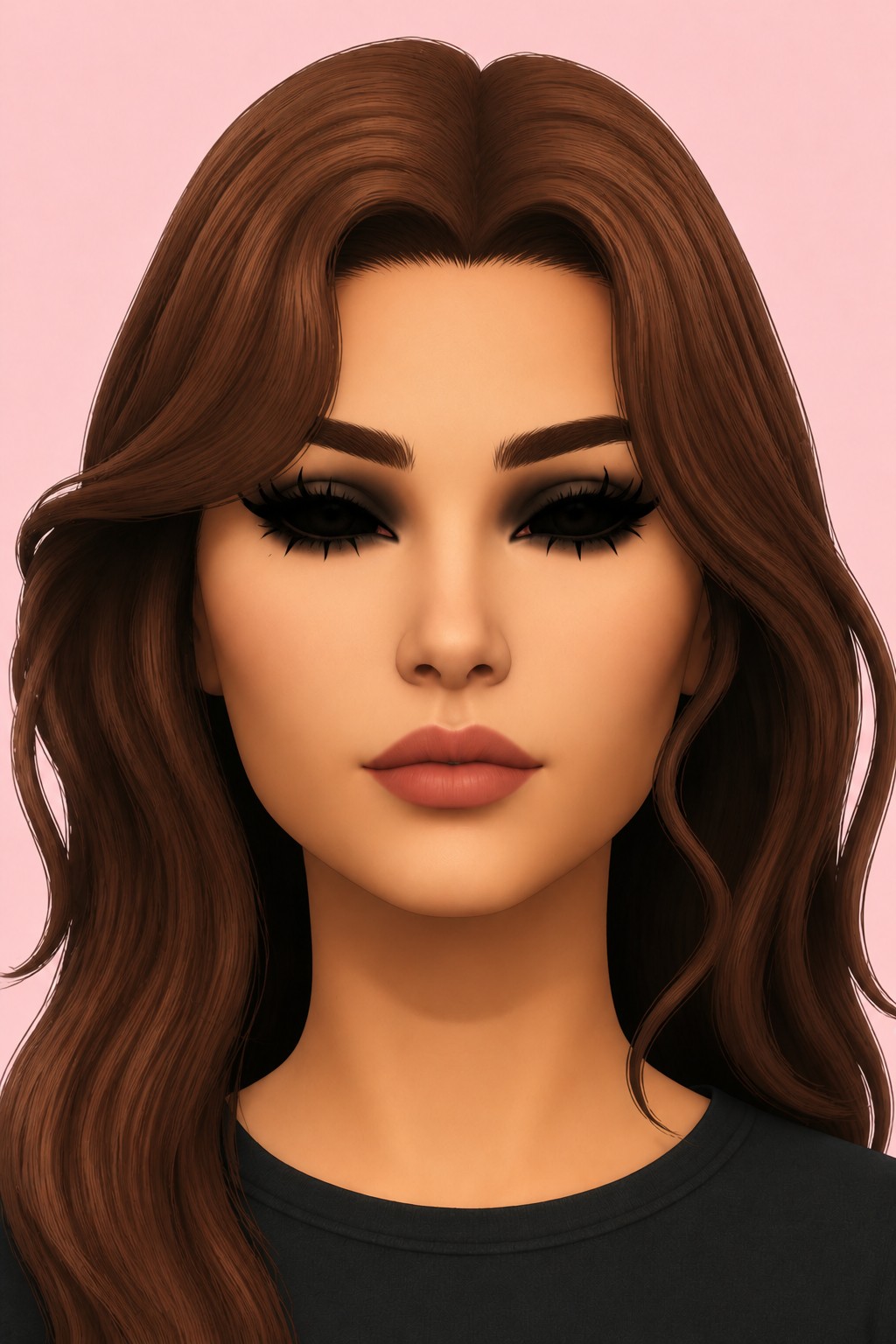 midnight eye shadows custom content (CC) for Sims 4 by ladysimmer94