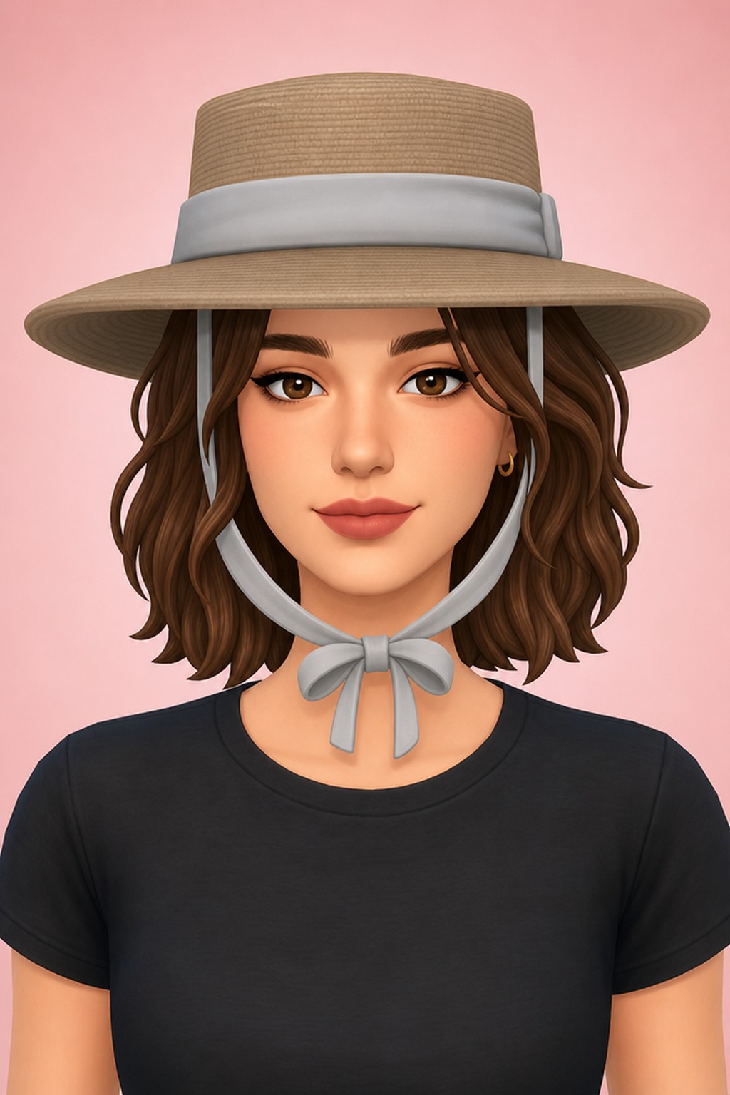Jane Hat custom content (CC) for Sims 4 by huien