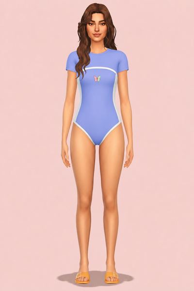 Daniellyn - Swimsuit Child custom content (CC) for Sims 4 by clariitysims