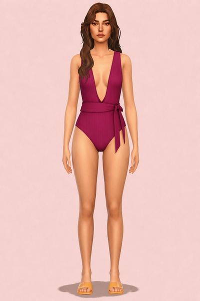 Verano Swimsuit "THE DOK" custom content (CC) for Sims 4 by alejo_sims4