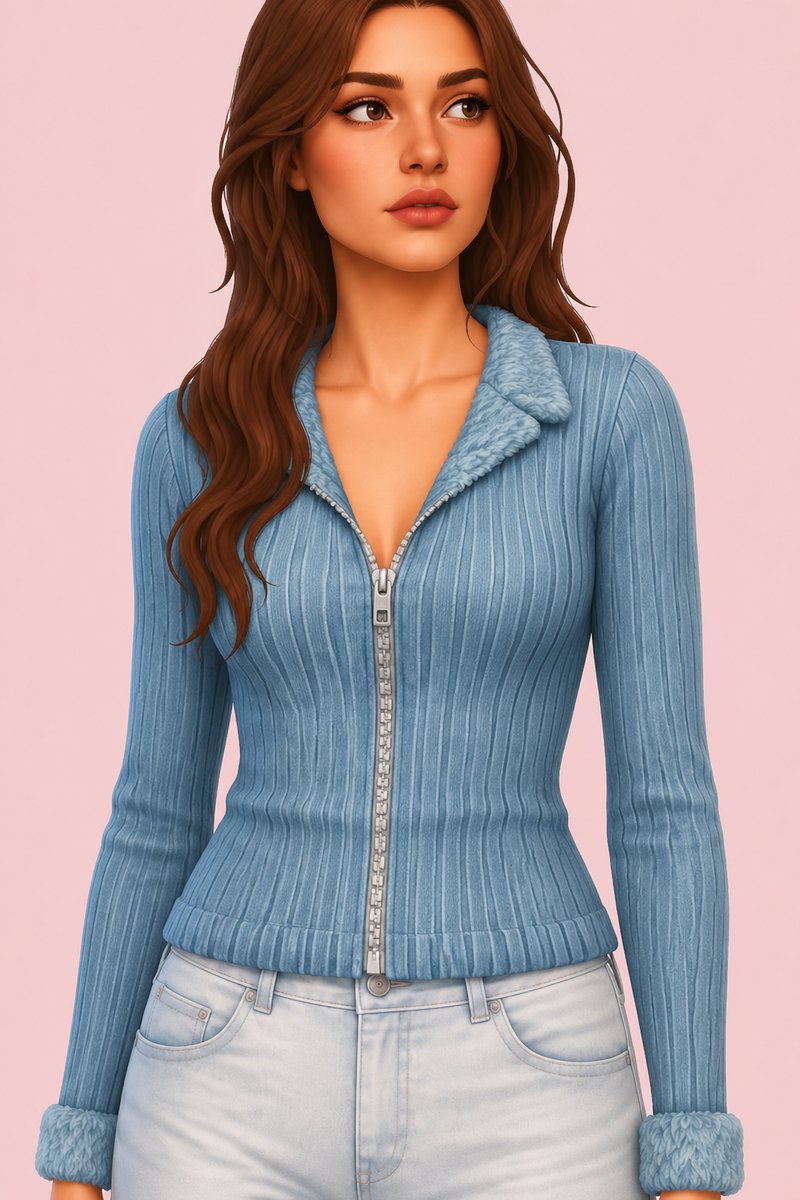 Cliché Cardigan custom content (CC) for Sims 4 by trillyke