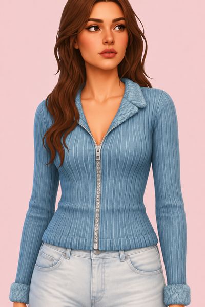Cliché Cardigan custom content (CC) for Sims 4 by trillyke