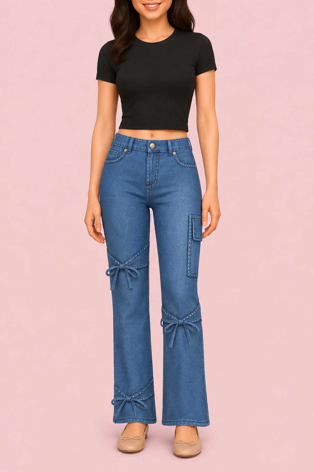 Love Bomber Jeans custom content (CC) for Sims 4 by trillyke