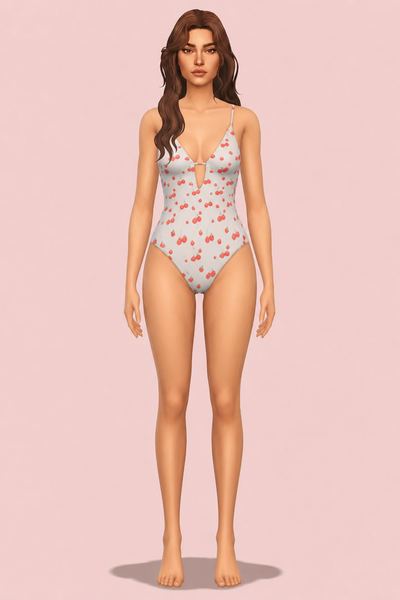Hanna Swimwear custom content (CC) for Sims 4 by caiocc