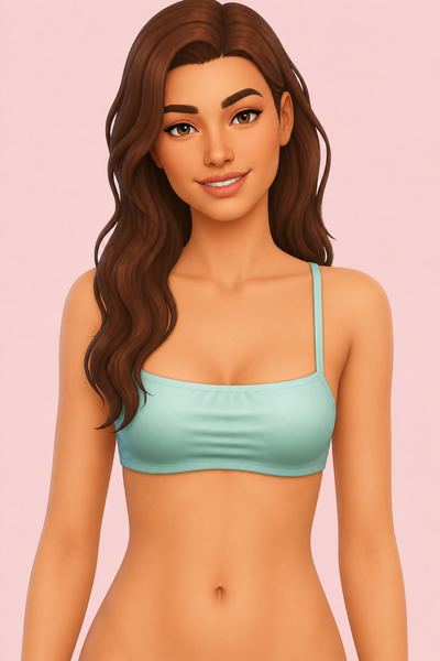 Victoria Bikini Top custom content (CC) for Sims 4 by caiocc