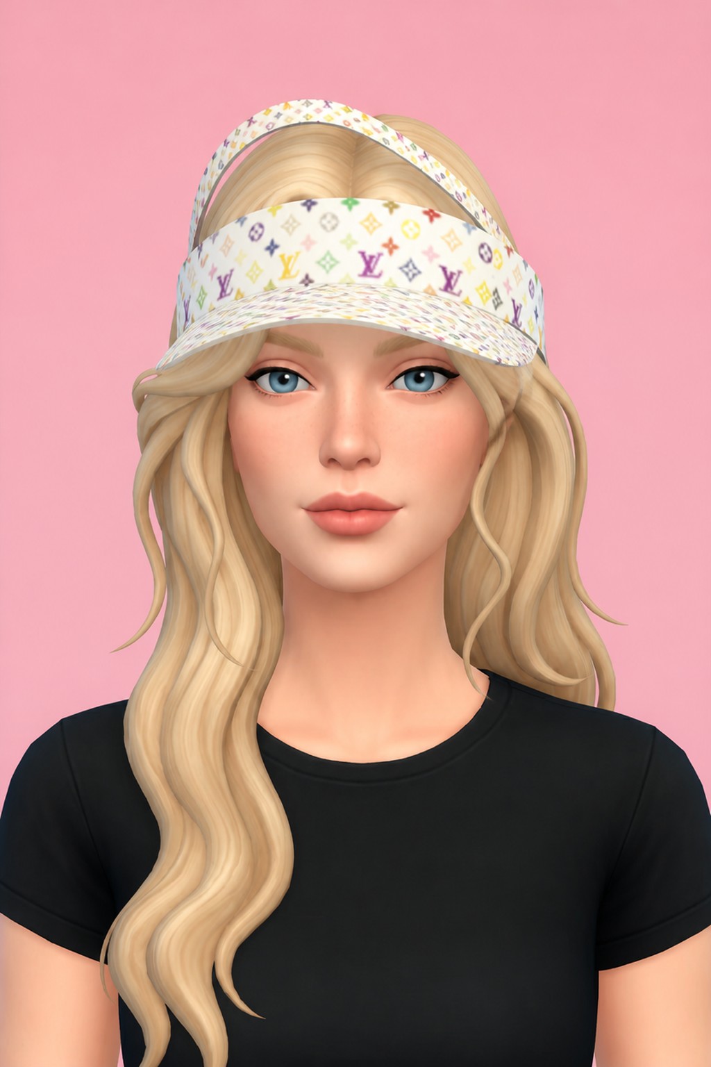 Sunvisor custom content (CC) for Sims 4 by SimWearsPrada