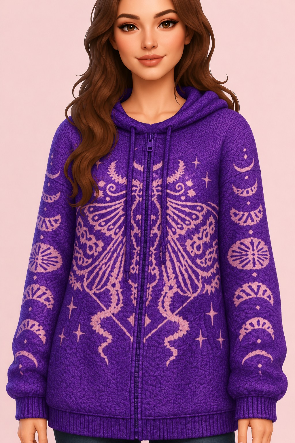 Cold Heart Hoodie custom content (CC) for Sims 4 by trillyke