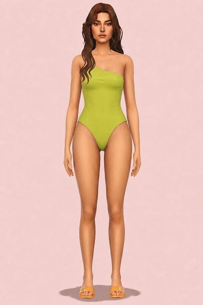 CIARA SWIMSUIT custom content (CC) for Sims 4 by BadddieSims