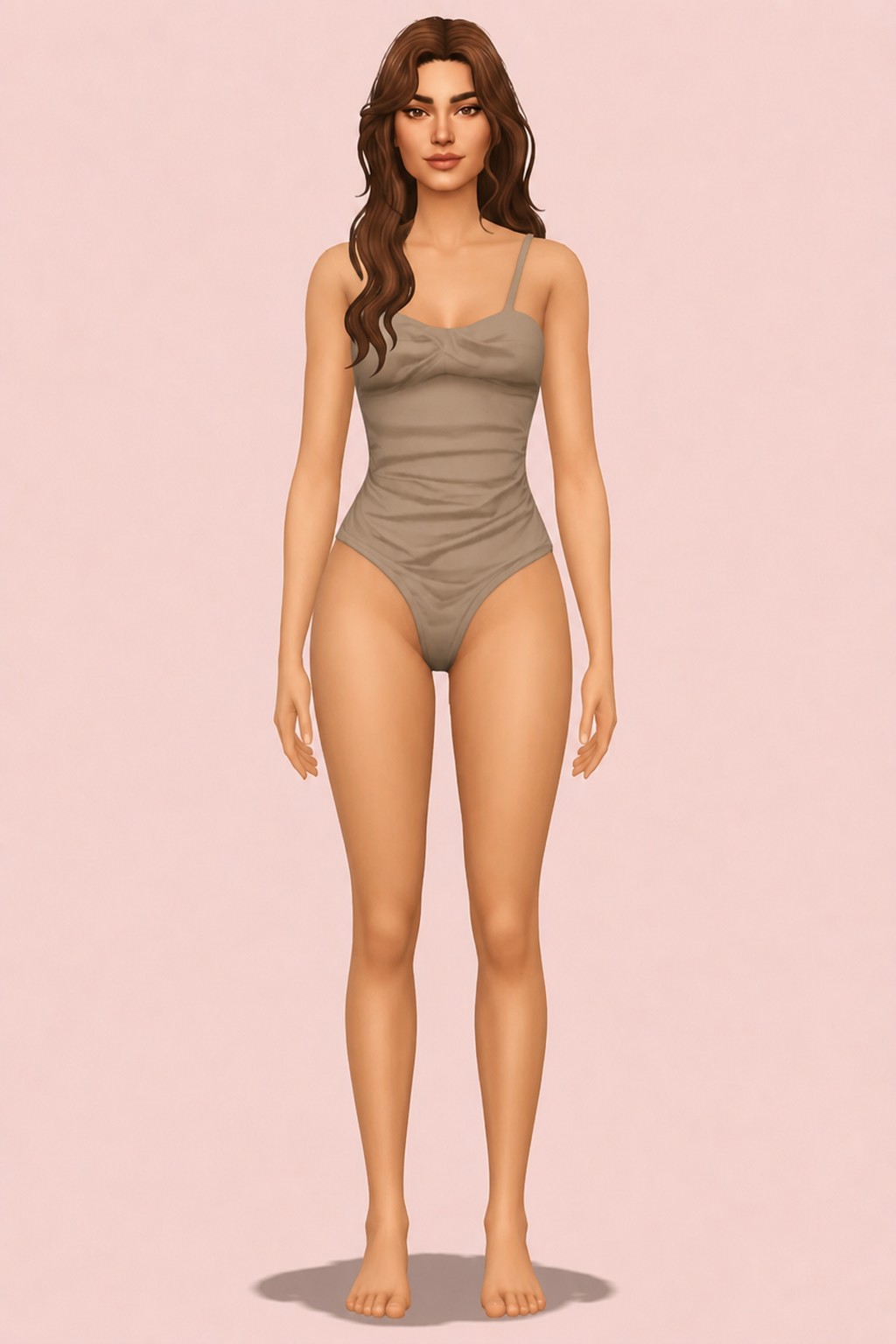 DAISY SWIMSUIT custom content (CC) for Sims 4 by BadddieSims