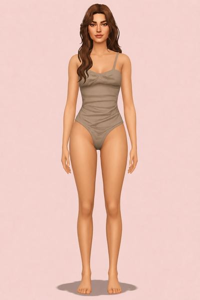DAISY SWIMSUIT custom content (CC) for Sims 4 by BadddieSims