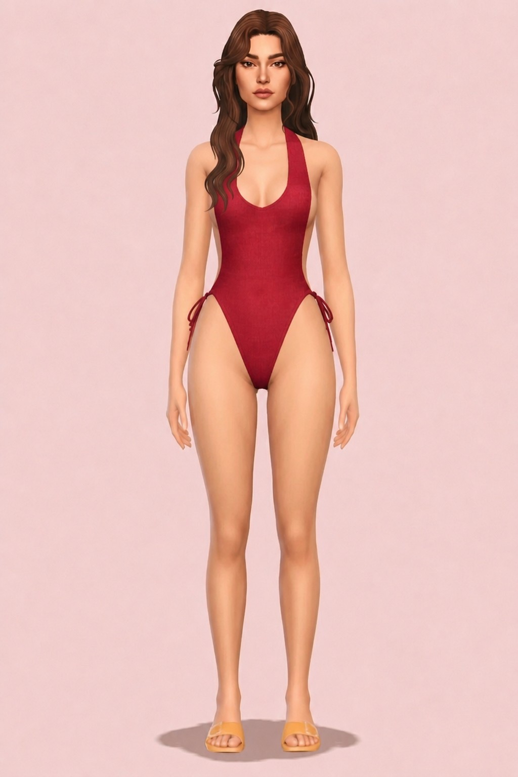 Morgane Swimsuit custom content (CC) for Sims 4 by BlueCraving