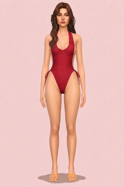 Morgane Swimsuit custom content (CC) for Sims 4 by BlueCraving