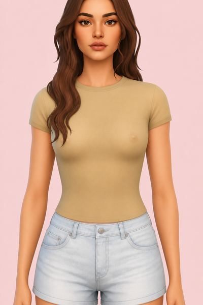 BareForm Nipple Shirt custom content (CC) for Sims 4 by madlen