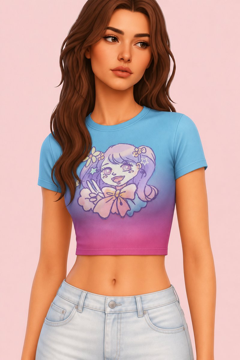 Heya Top (2 versions) custom content (CC) for Sims 4 by trillyke