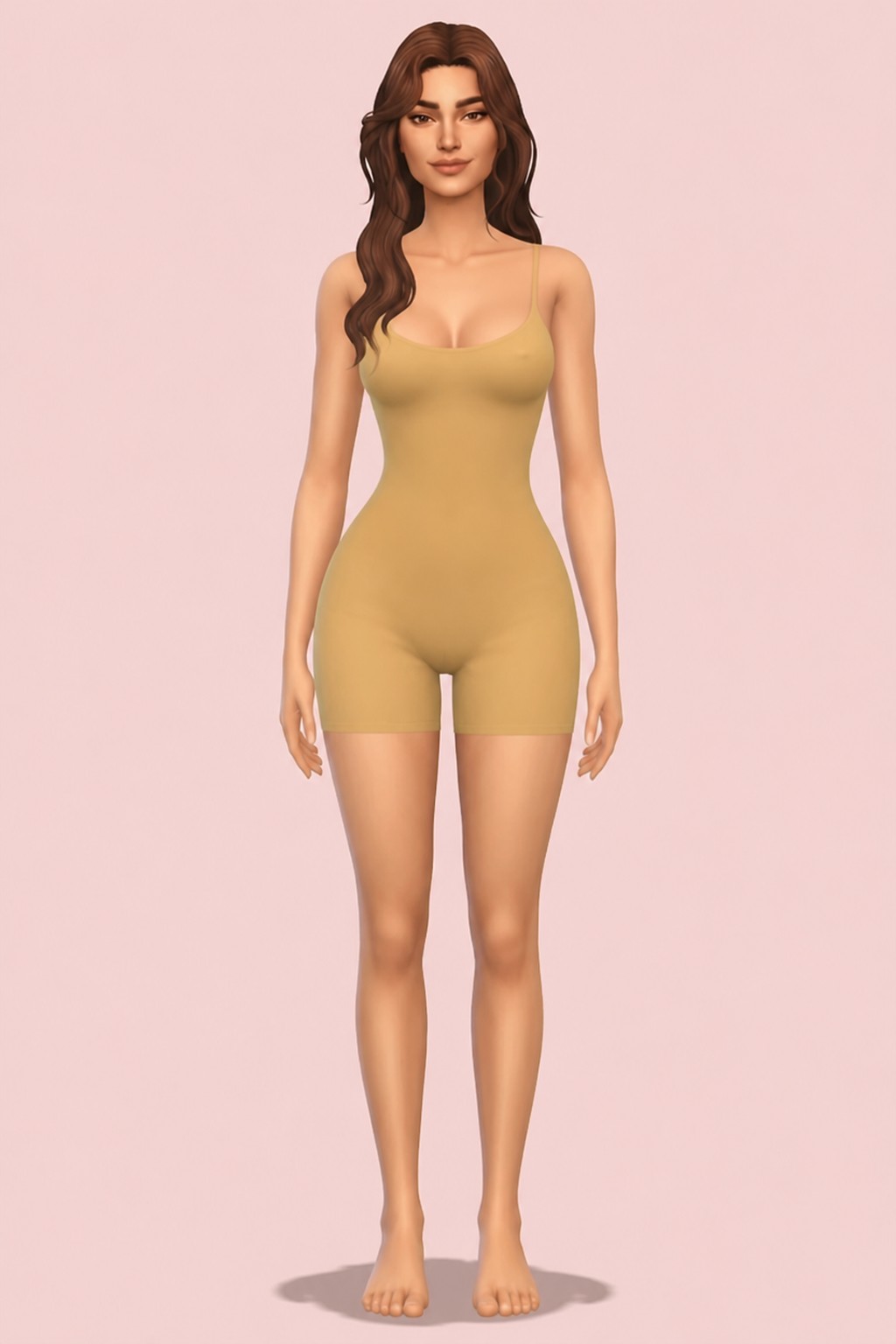 BareForm Thong Bodysuit custom content (CC) for Sims 4 by madlen