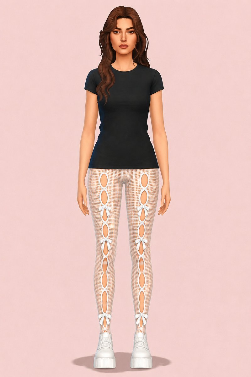 Girls' Night Tights custom content (CC) for Sims 4 by trillyke