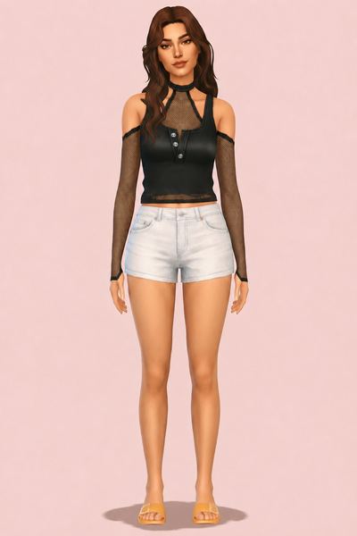 Reset Accessory Top custom content (CC) for Sims 4 by trillyke